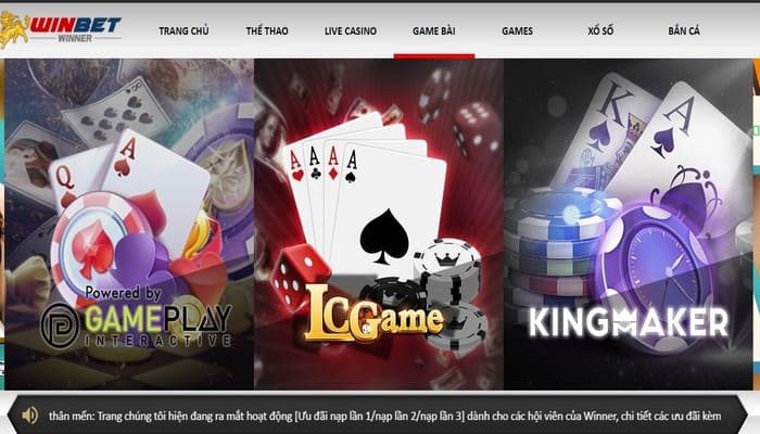 giới thiệu nhà cái Winbet